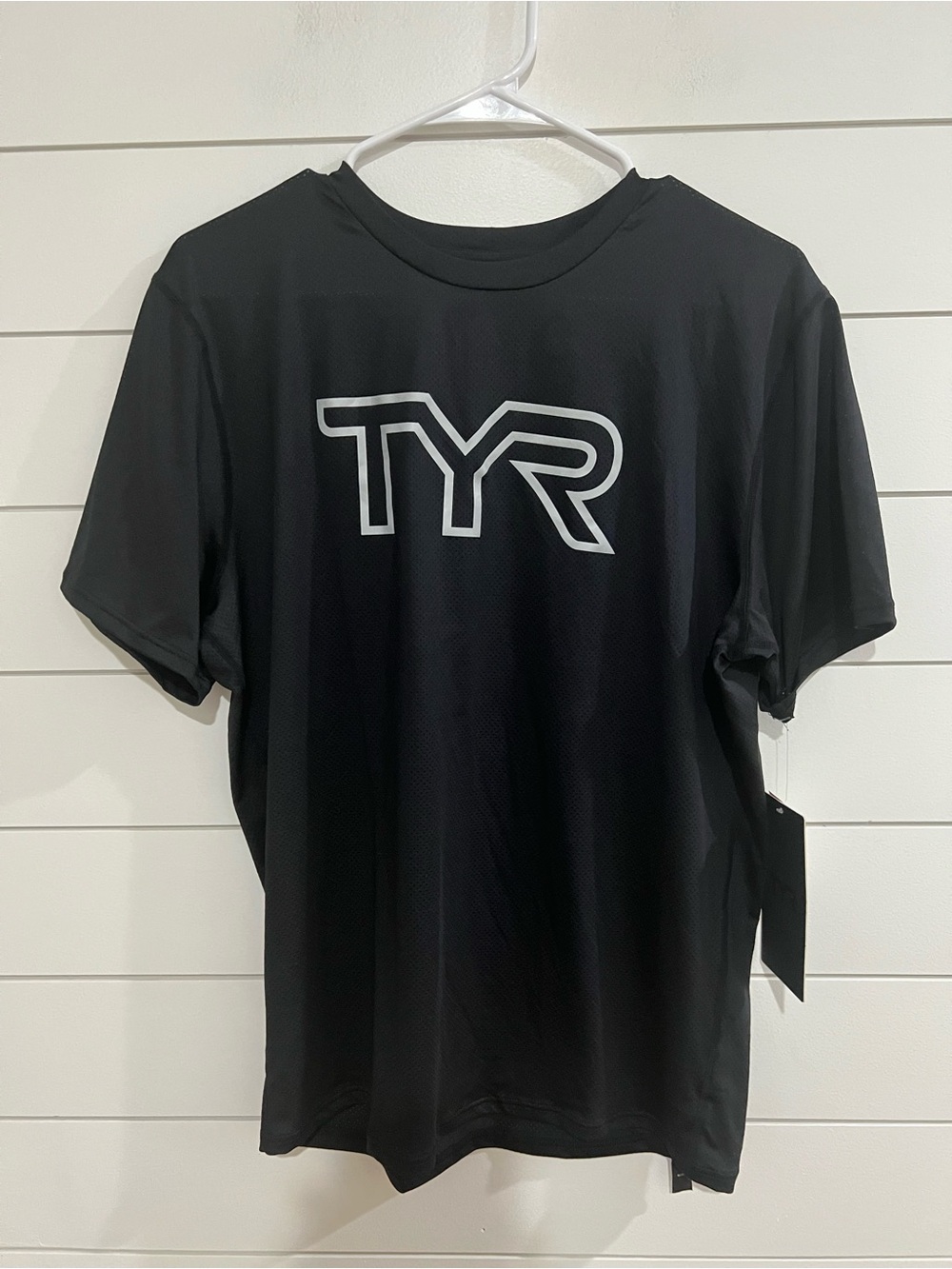 TYR Black Short Sleeve Logo Tee